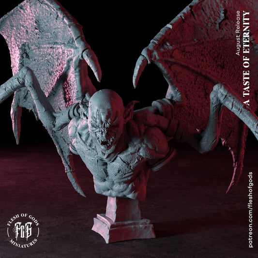 Nozhul the Eternal - Vampire God Bust - Taste of Eternity (sculpted by Flesh of Gods miniatures)
