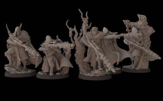 Aeterni Primeval Recon Squad - set of 5 (Sculpted by Fantasy Cult Miniatures)