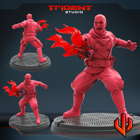 Baron Strucker B (Fan art sculpted by Trident Studio) (Crisis Protocol Proxy/Alternative)