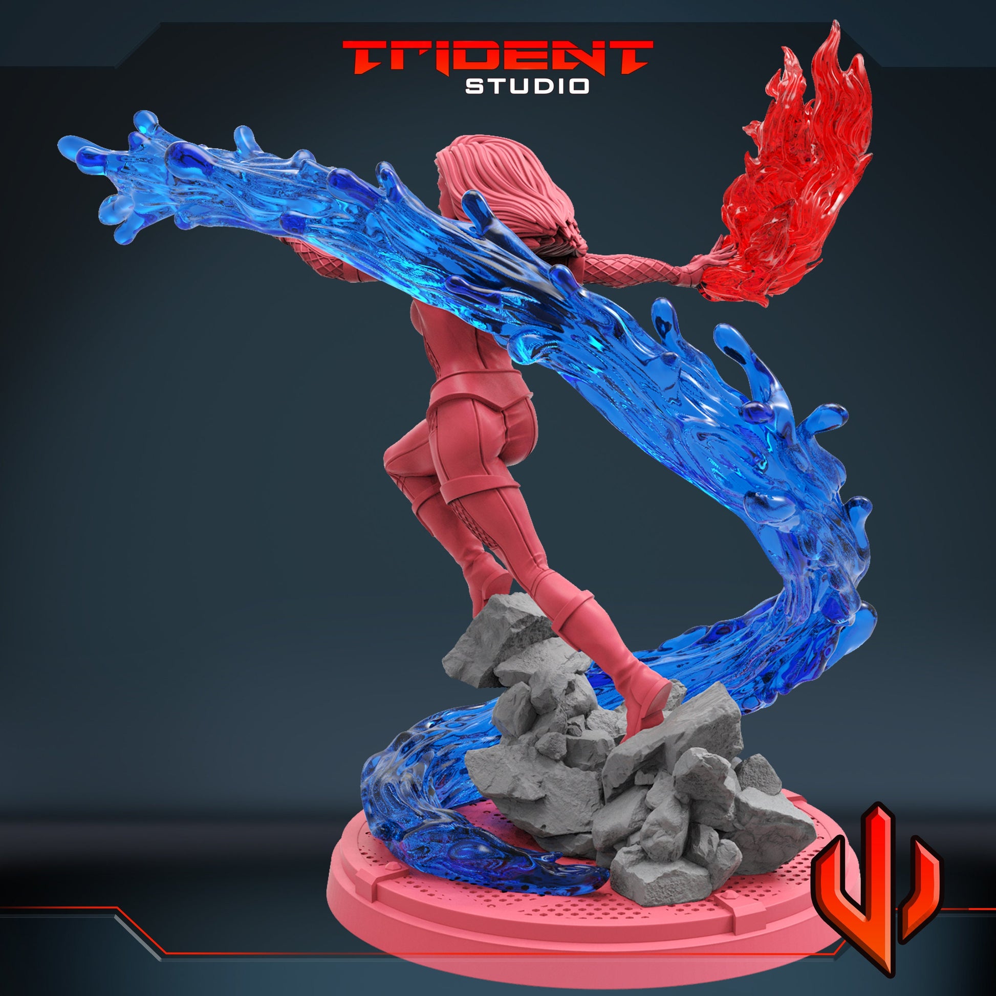 Crystal (Fan art sculpted by Trident Studio) (Crisis Protocol Proxy/Alternative)