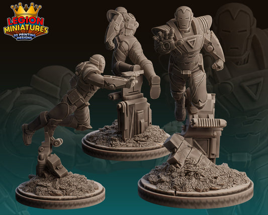 Iron Man Fan-Art 40mm Miniature (Sculpted by Legion Miniatures) (Crisis Protocol Proxy/Alternative)