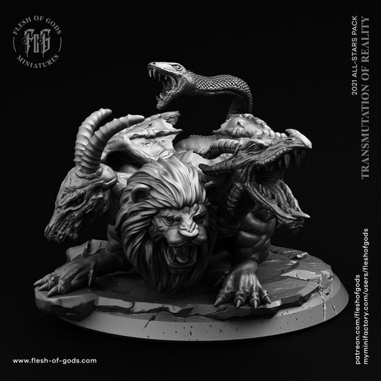Chimera (sculpted by Flesh of Gods miniatures)