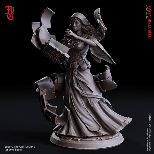 Elisan, the Clairvoyant - The Time Abyss (sculpted by Flesh of Gods miniatures)