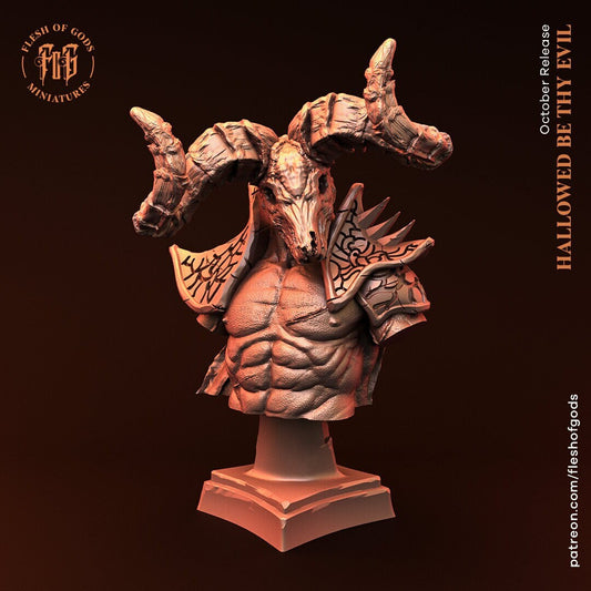 Balor's Servant Bust - Hallowed Be Thy Evil (sculpted by Flesh of Gods miniatures)
