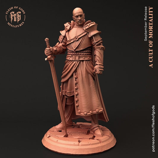 Knight Lord - Cult of Mortality (sculpted by Flesh of Gods miniatures)