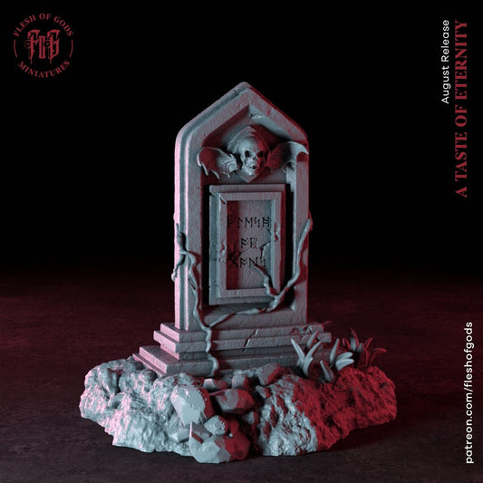 Tomb Stone - Taste of Eternity (sculpted by Flesh of Gods miniatures)