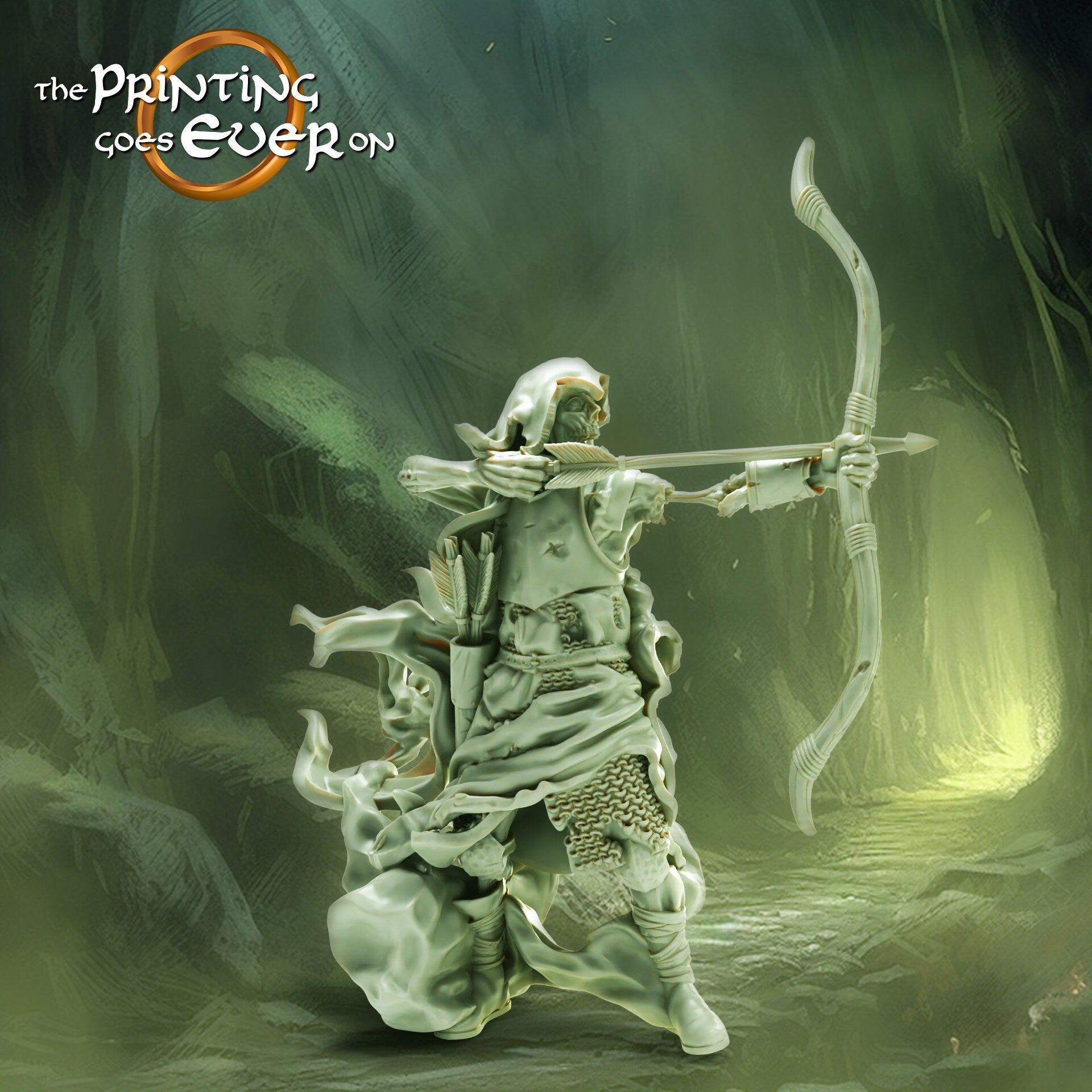 Ghost Archer A - Hall of the Ghost King (sculpted by Print Goes Ever On)