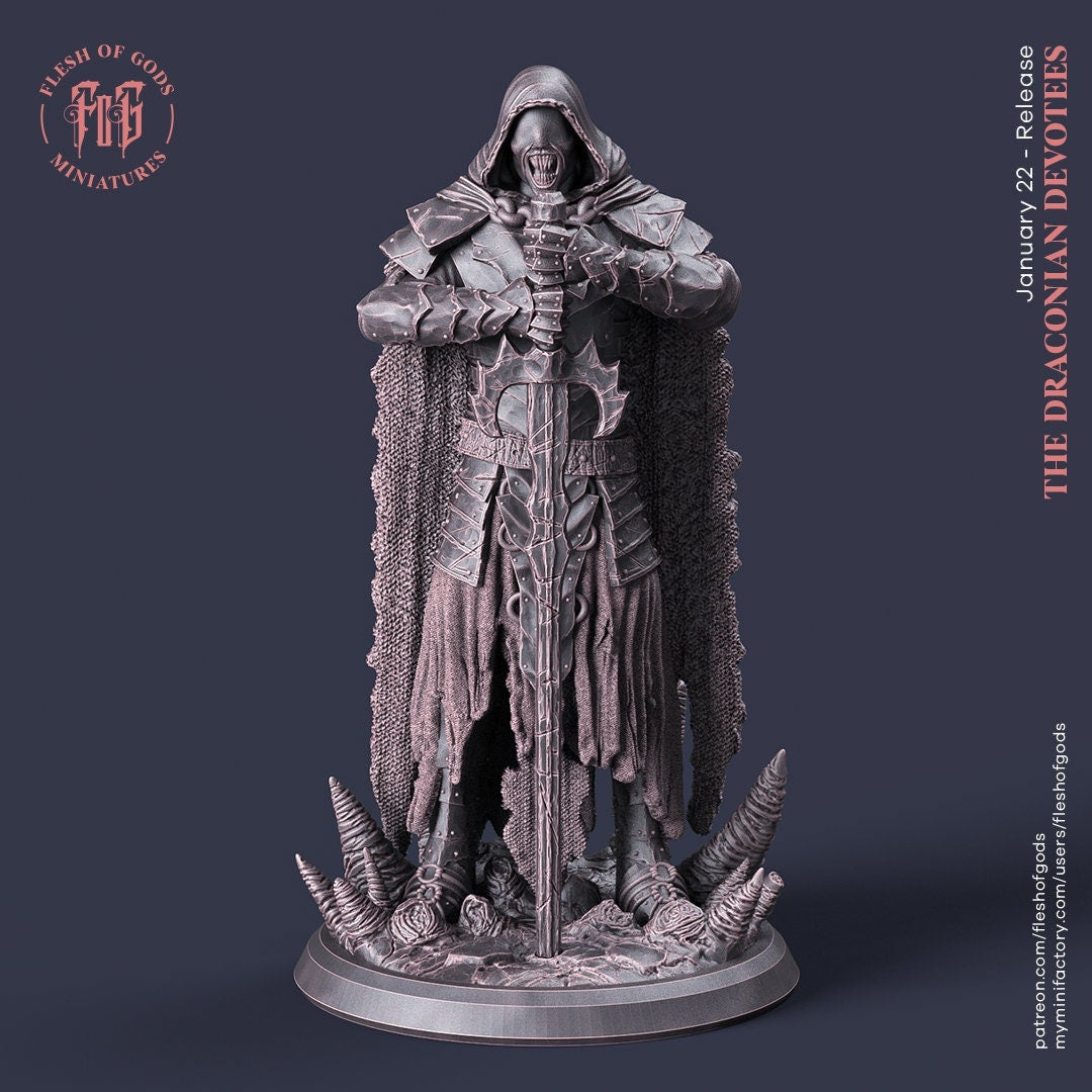 The Fade - The Draconian Devotees (sculpted by Flesh of Gods miniatures)