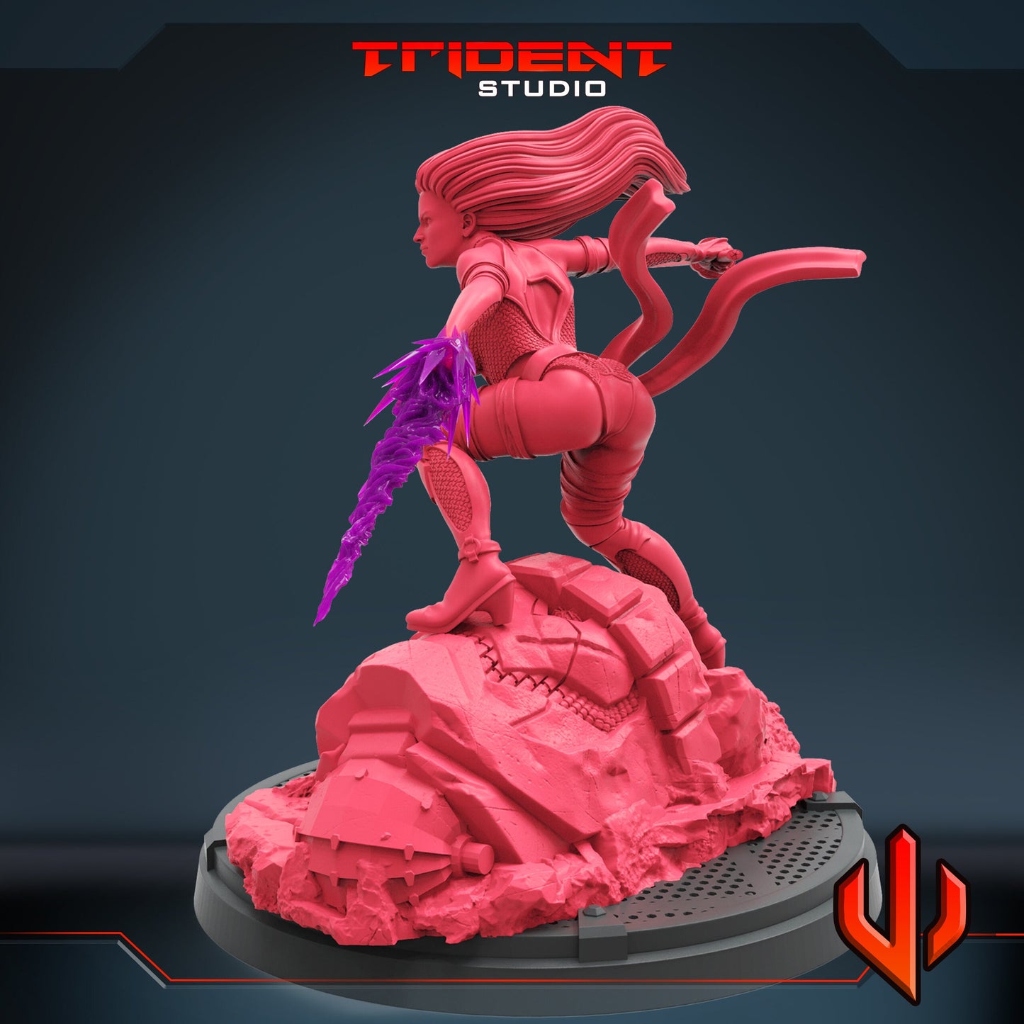 Psylocke B (Fan art sculpted by Trident Studio) (Crisis Protocol Proxy/Alternative)
