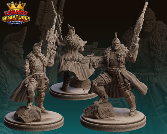 Yondu Fan-Art 40mm Miniature (Sculpted by Legion Miniatures) (Crisis Protocol Proxy/Alternative)