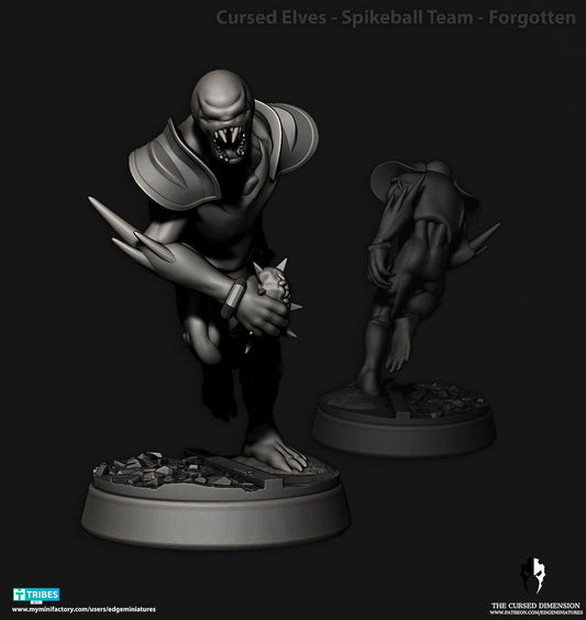 Cursed Elves - Forgotten - Spikeball Team (Sculpted by Edge Miniatures)