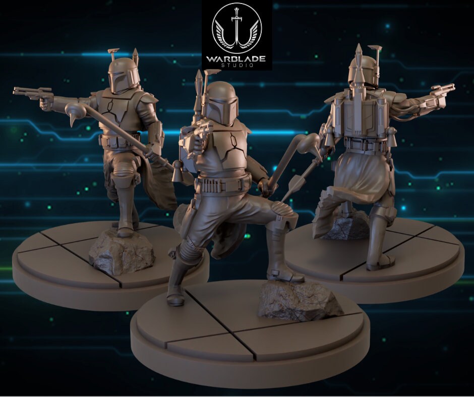 Mando Fett - Fan Art (sculpted by Warblade Studios)
