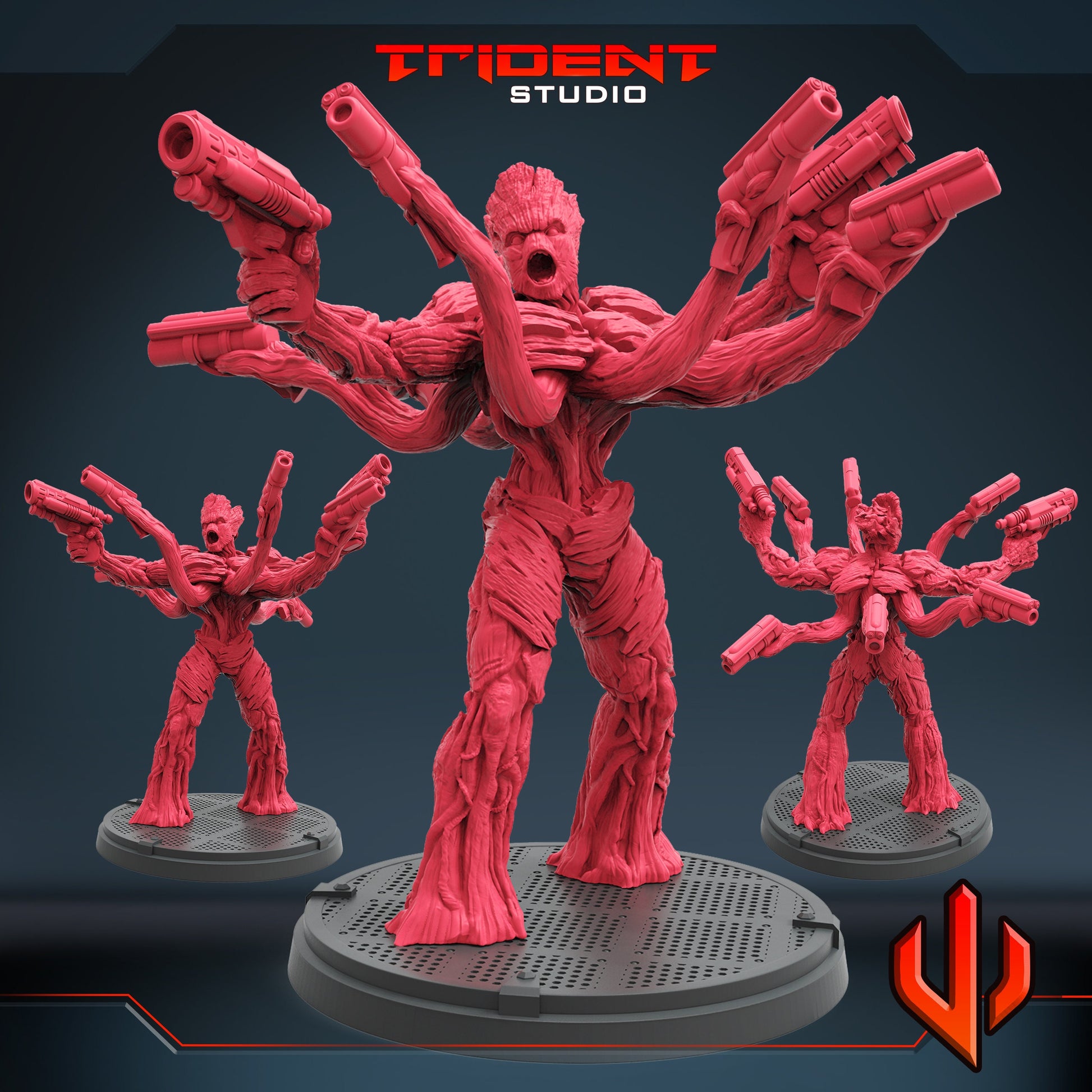 Groot Vol 3 (Fan art sculpted by Trident Studio) (Crisis Protocol Proxy/Alternative)