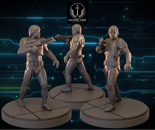 Stormtrooper Luke - Fan Art (sculpted by Warblade Studios)
