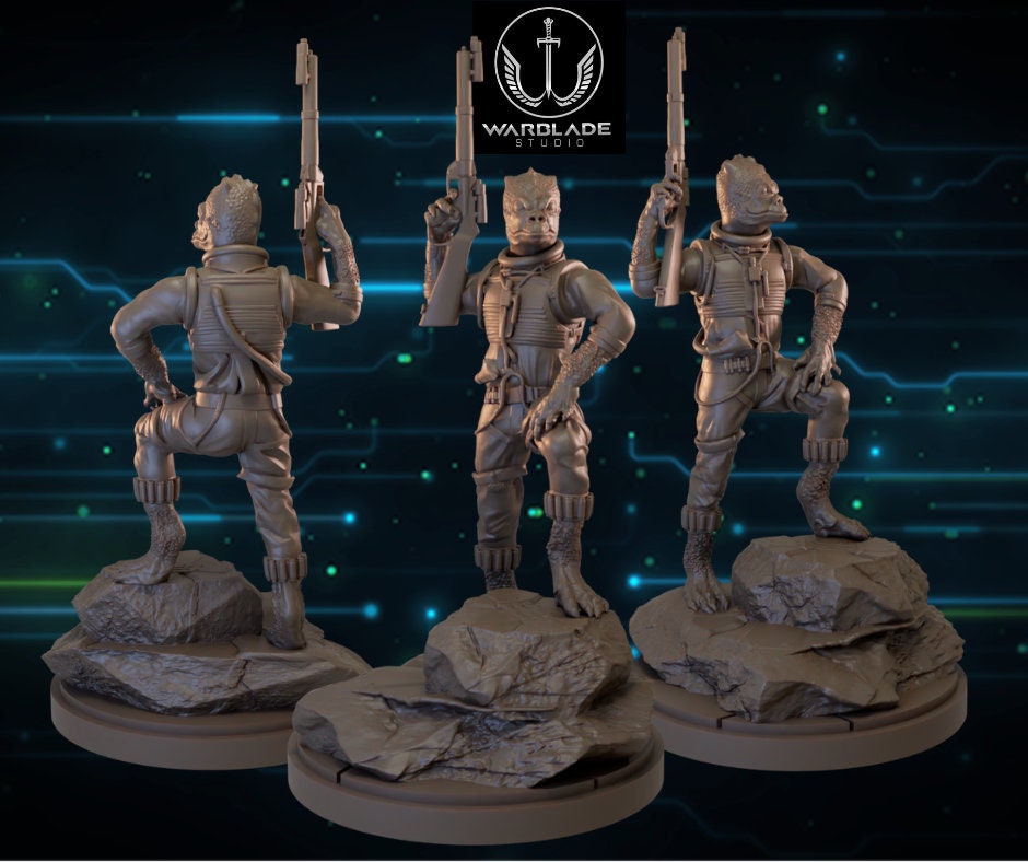 Bossk - Fan Art (sculpted by Warblade Studios)