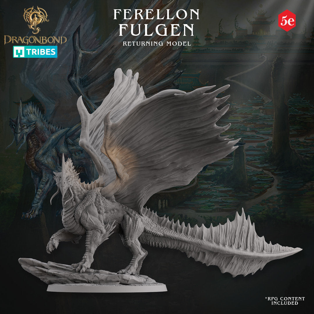 Ferellon Fulgen - Dragonbond (sculpted by Draco Studios)