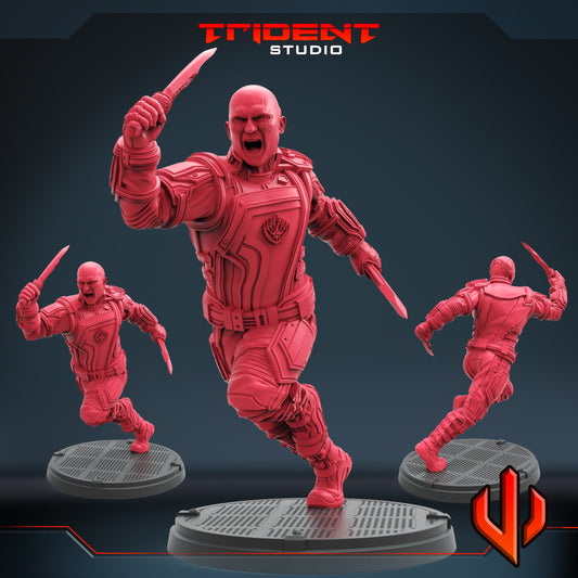 Drax Vol 3 (Fan art sculpted by Trident Studio) (Crisis Protocol Proxy/Alternative)