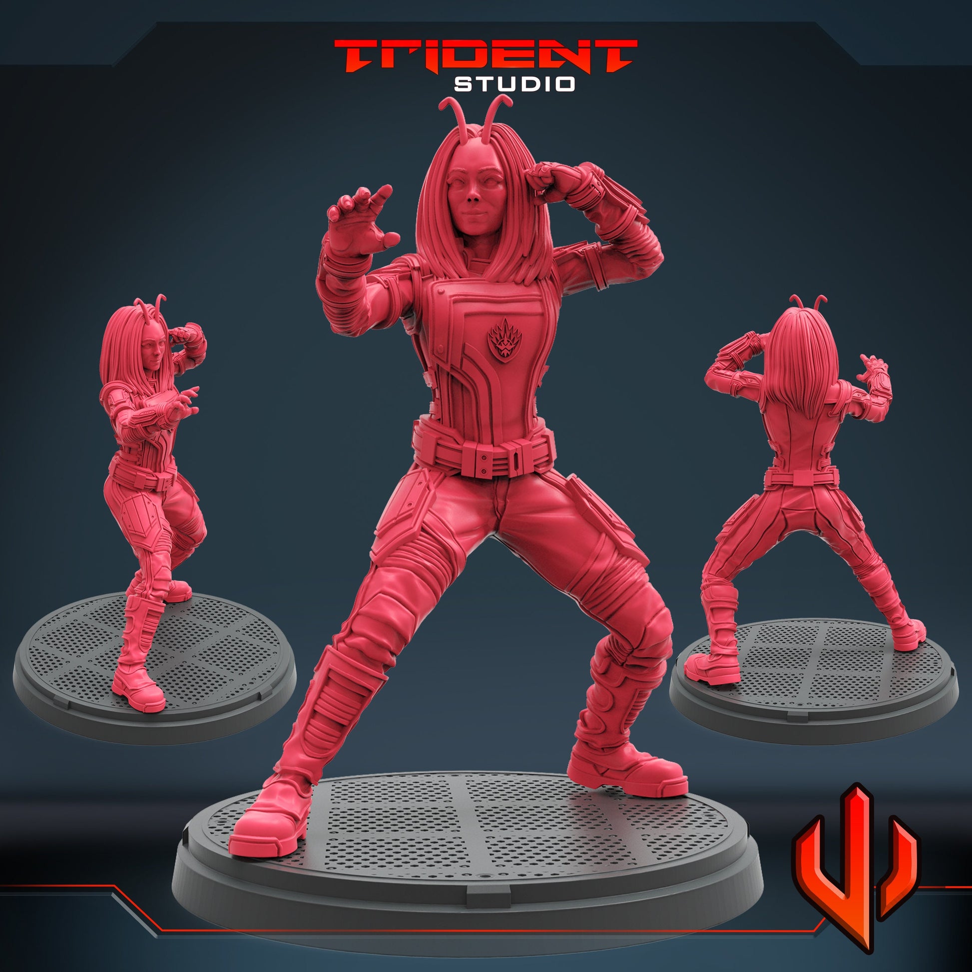 Mantis Vol 3 (Fan art sculpted by Trident Studio) (Crisis Protocol Proxy/Alternative)