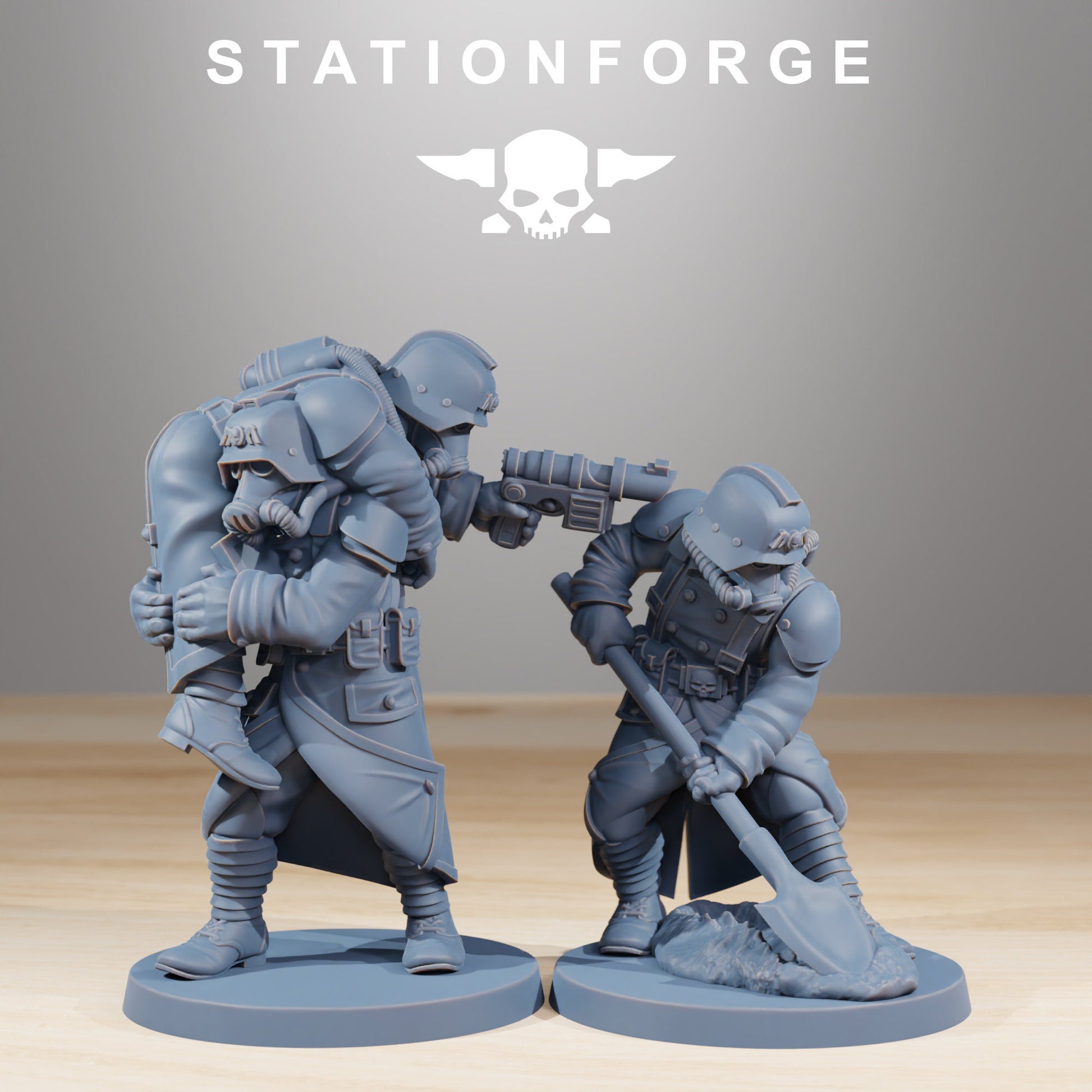 Grim Guard Casualties (11 models) (sculpted by Stationforge)