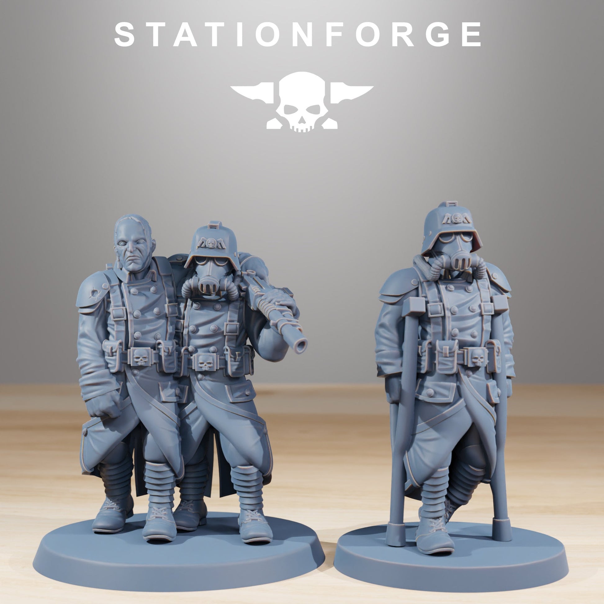 Grim Guard Casualties (11 models) (sculpted by Stationforge)