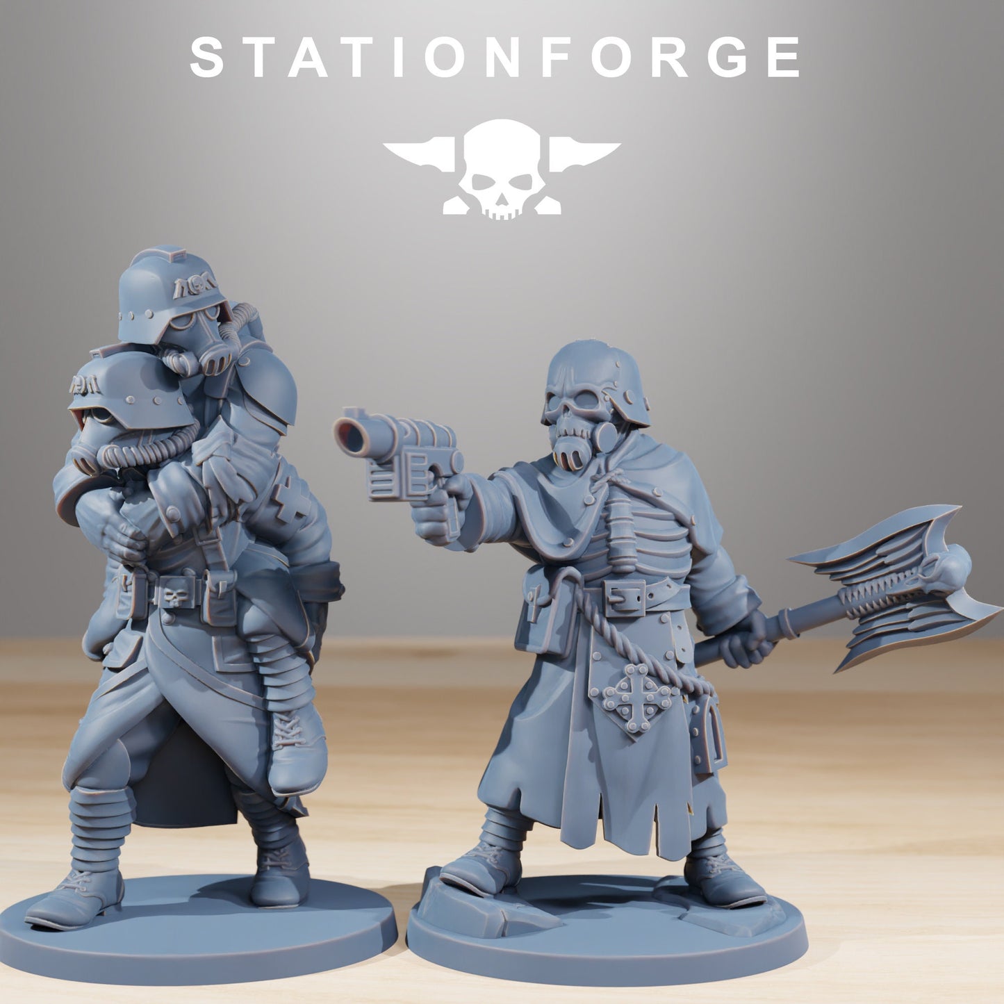 Grim Guard Casualties (11 models) (sculpted by Stationforge)