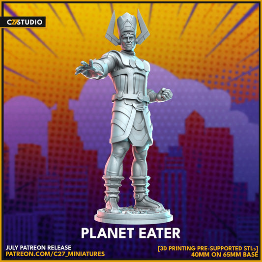 Galactus / Planet Eater 40mm miniature (fan art sculpted by C27 collectibles) (Crisis Protocol Proxy/Alternative)