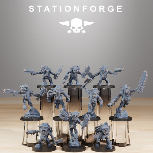 Goblin Jeststers - set of 10 (sculpted by Stationforge)