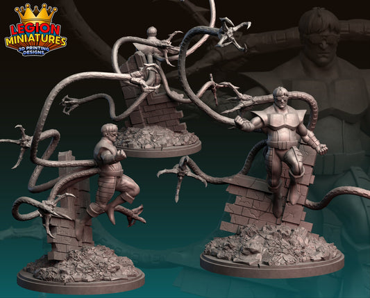 Octopus Fan Art 40mm Miniature (Sculpted by Legion Miniatures) (Crisis Protocol Proxy/Alternative)