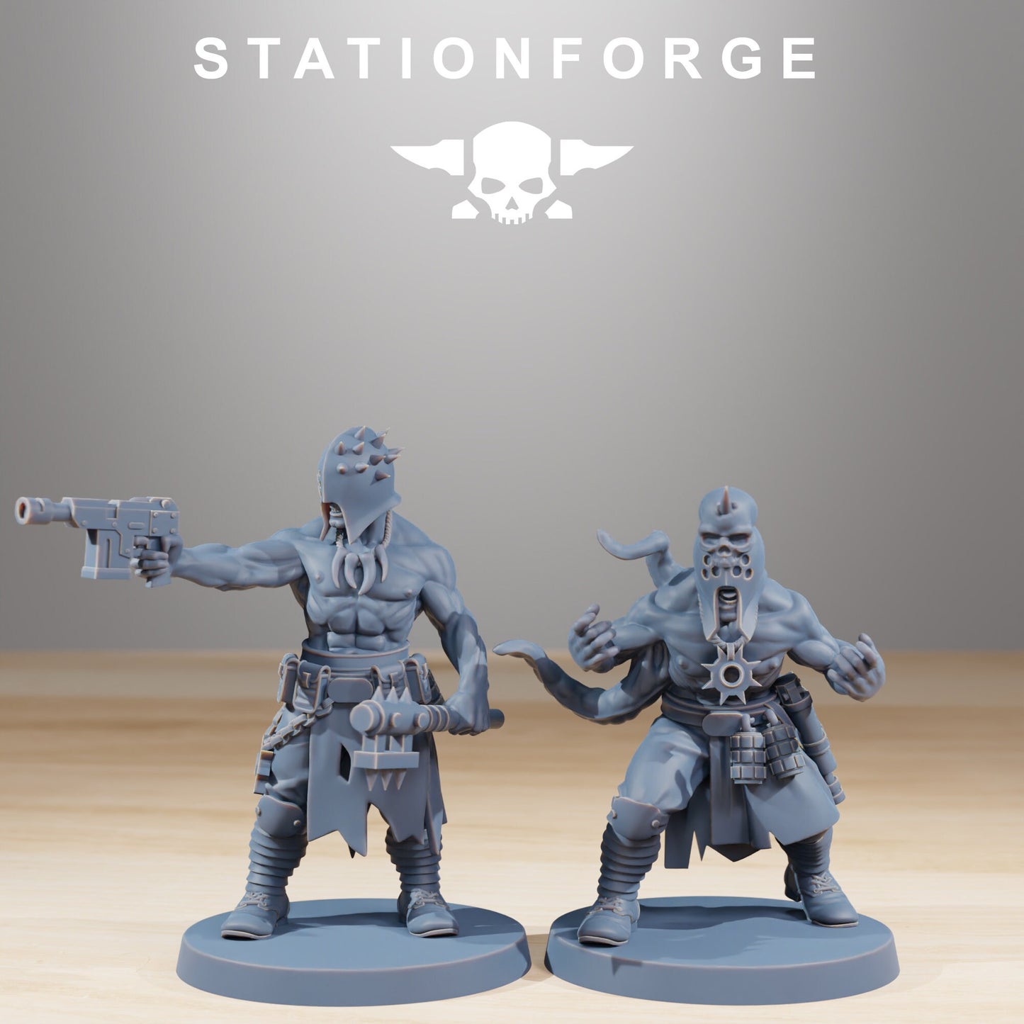 Corrupted Sectarians - set of 10 (with Mutant option) (sculpted by Stationforge)