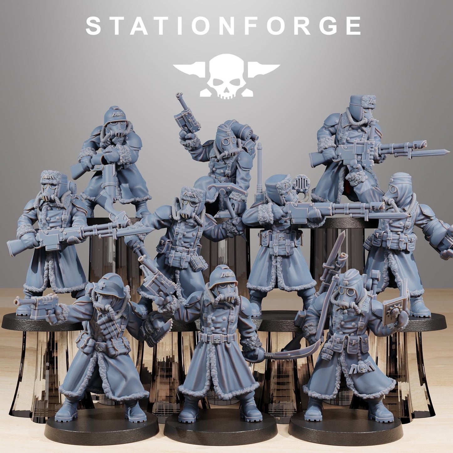 Grim Guard - Frost Watch - set of 10 (sculpted by Stationforge)
