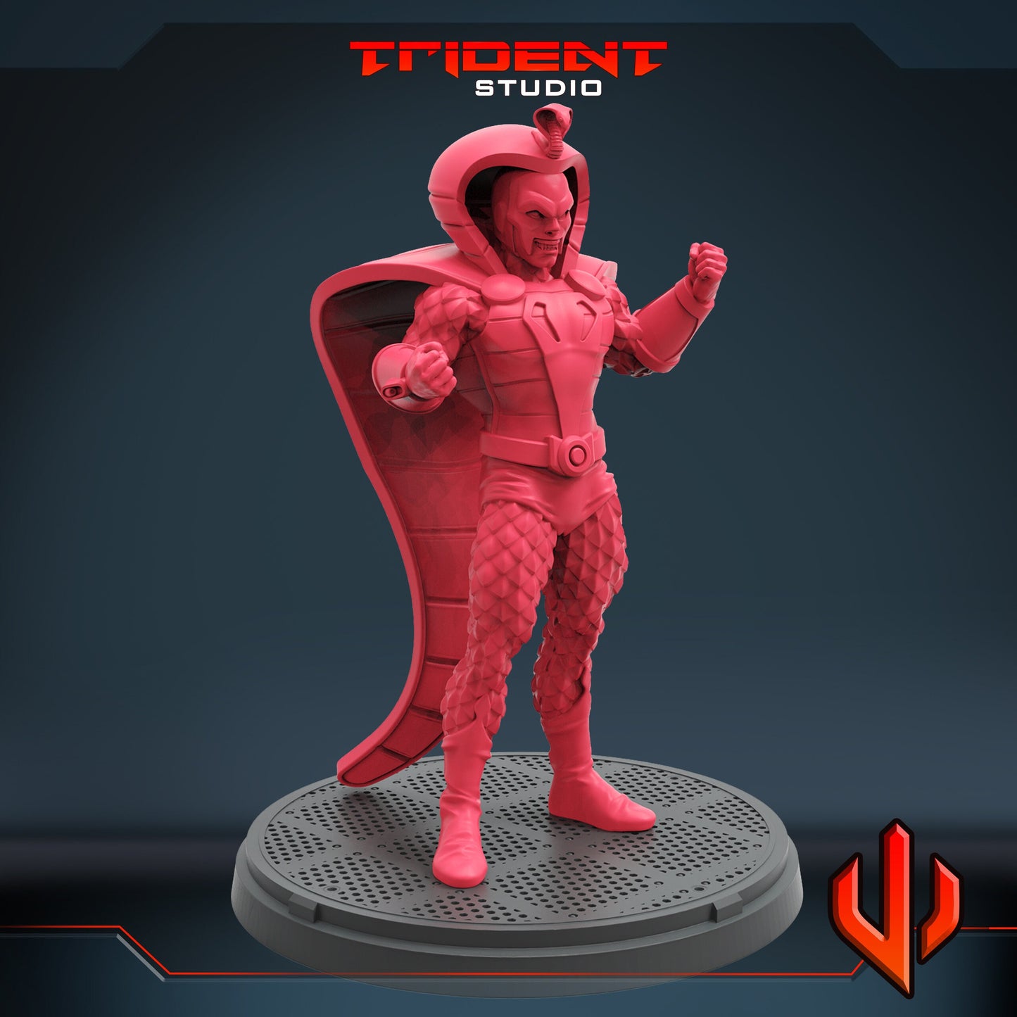 King Cobra (Fan art sculpted by Trident Studio) (Crisis Protocol Proxy/Alternative)