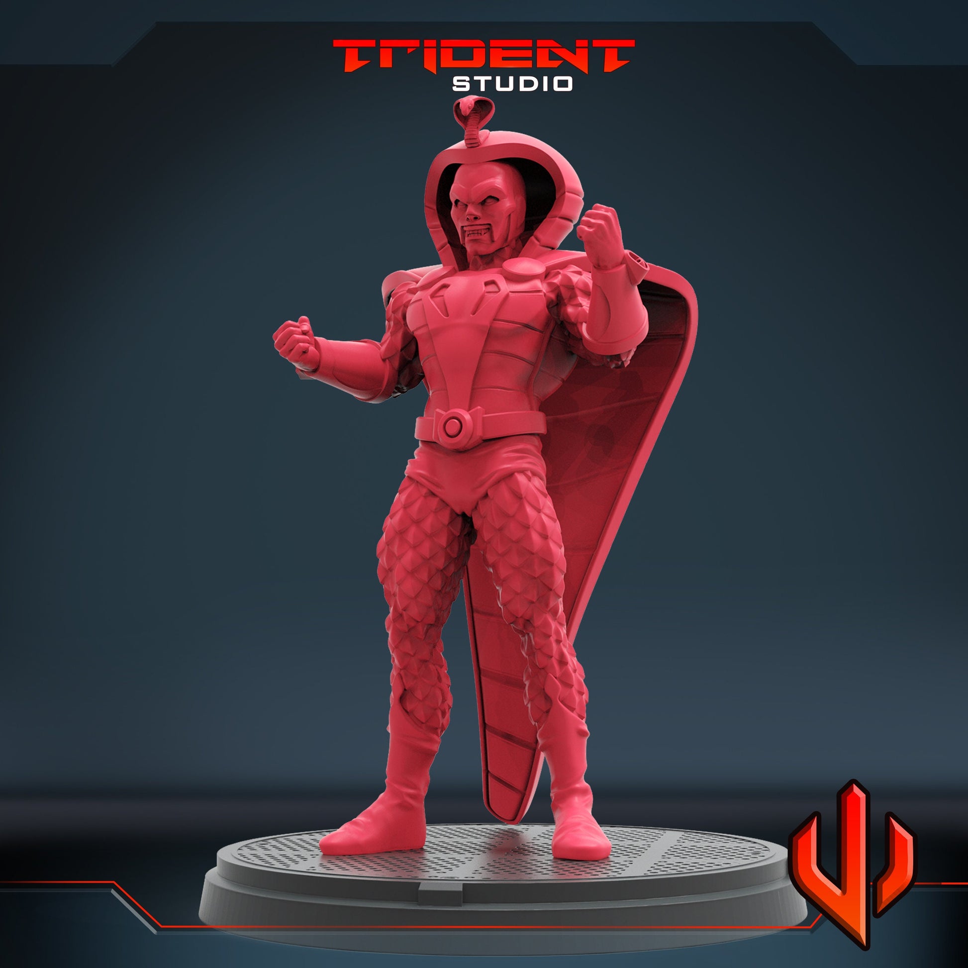 King Cobra (Fan art sculpted by Trident Studio) (Crisis Protocol Proxy/Alternative)