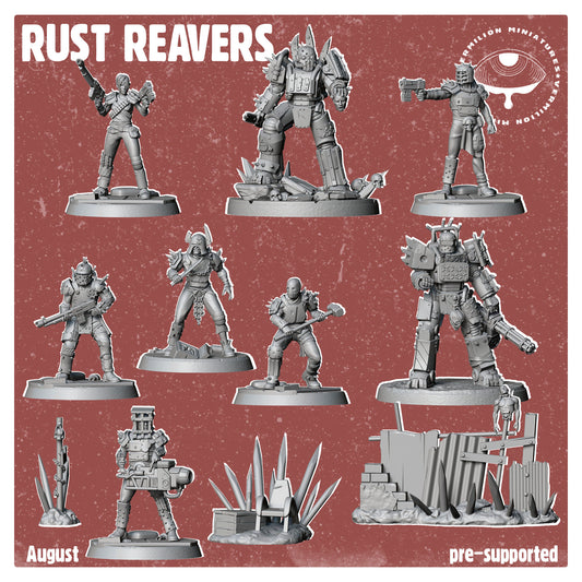 Warband - The Rust Reavers (11 miniatures) (Sculpted by Vermillion Miniatures)