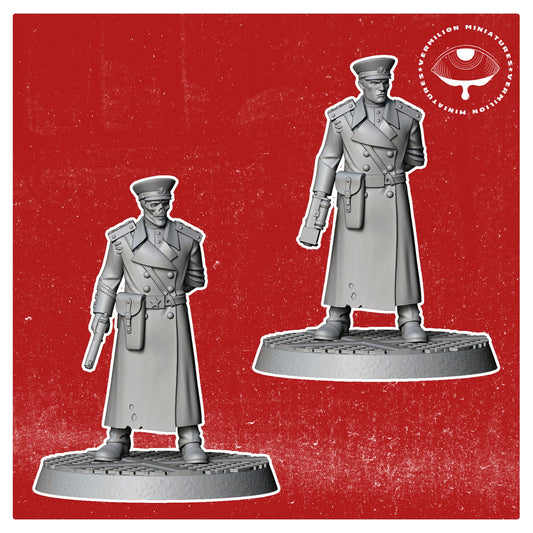 Captain - The Red Menace (1 miniature) (Sculpted by Vermillion Miniatures)