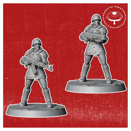 Soldier 1 - The Red Menace (1 miniature) (Sculpted by Vermillion Miniatures)