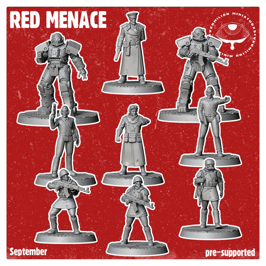 Warband - The Red Menace (1 miniature) (Sculpted by Vermillion Miniatures)