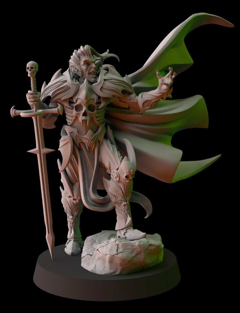 Vampire, Undead Lord (Sculpted by Fantasy Cult Miniatures)