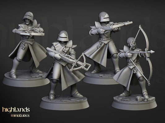 Crimsons of Saint Helena (4) - Sculpted by Highland Miniatures