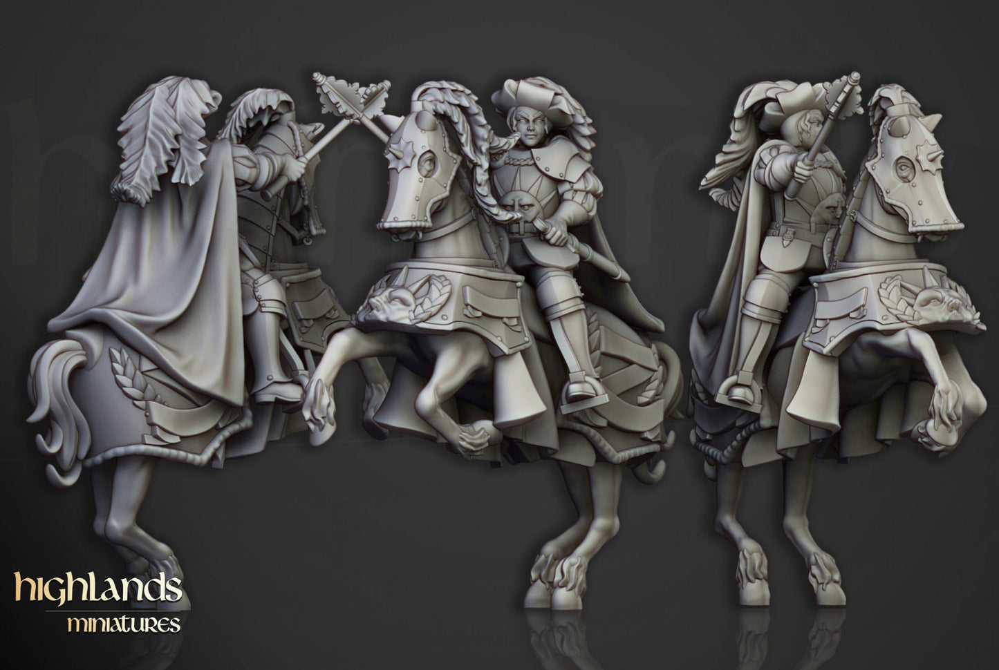 Baroness of Lunneburg - Sculpted by Highland Miniatures