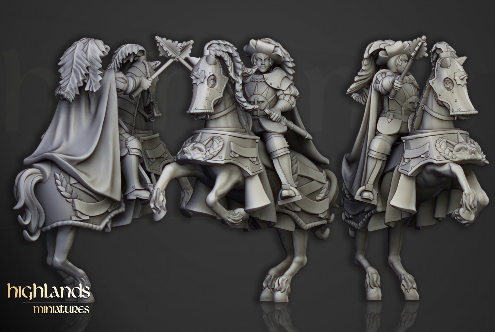 Baroness of Lunneburg - Sculpted by Highland Miniatures