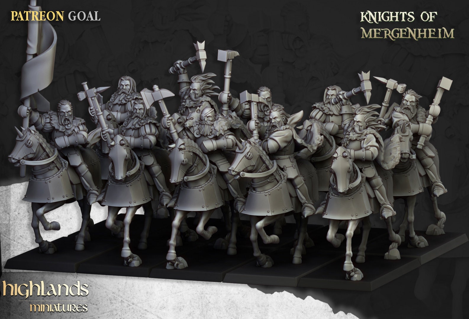 Knights of Mergenheim (10) - Sculpted by Highland Miniatures