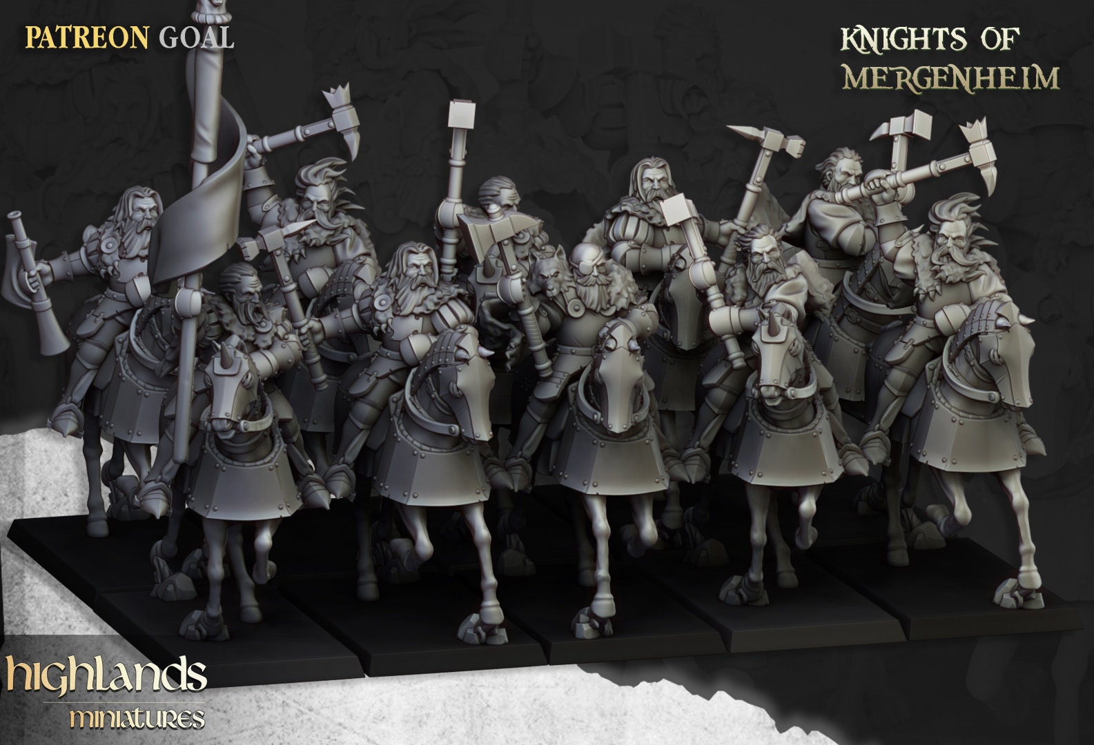 Knights of Mergenheim (10) - Sculpted by Highland Miniatures