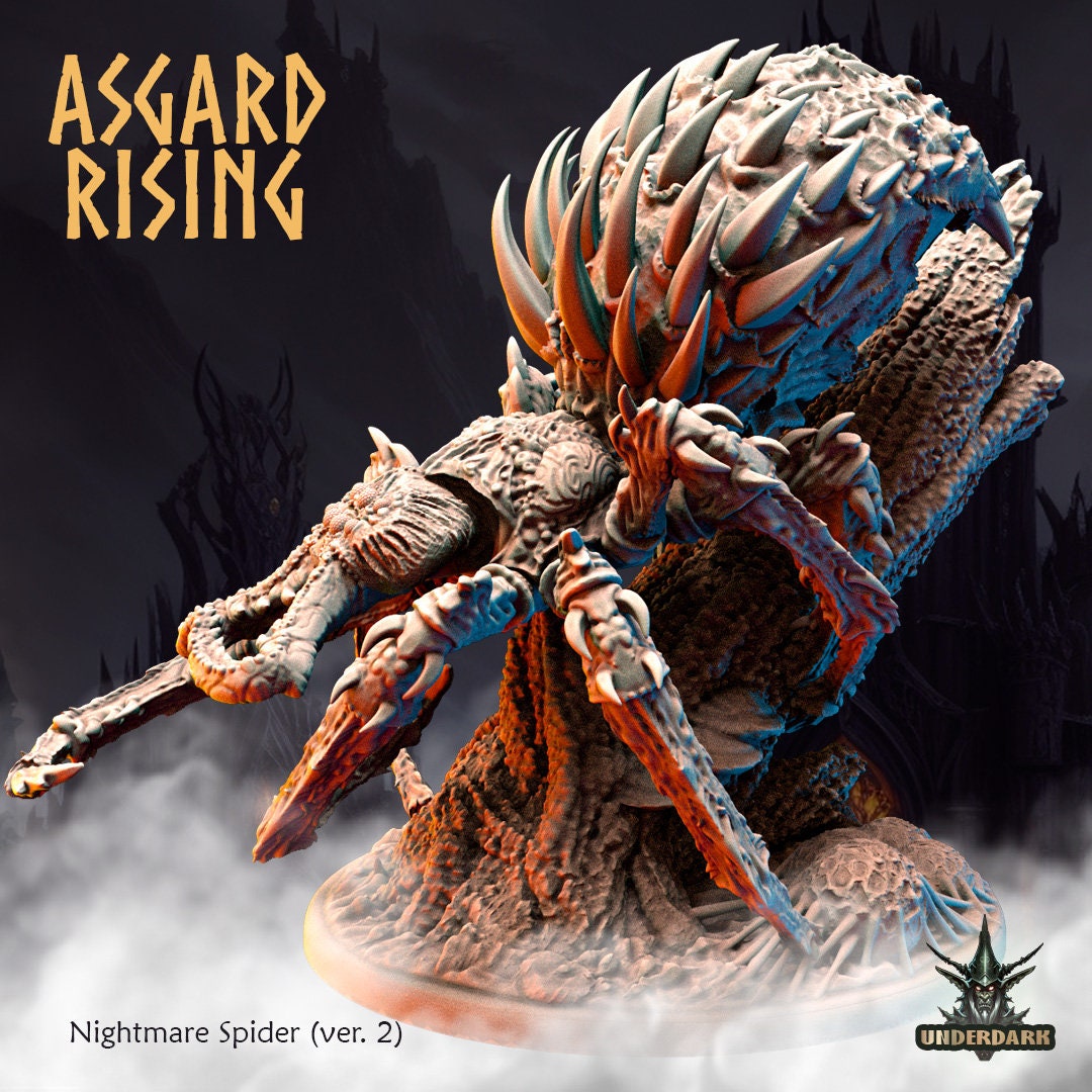 Nightmare Spider (version 2) sculpted by Asgard Rising