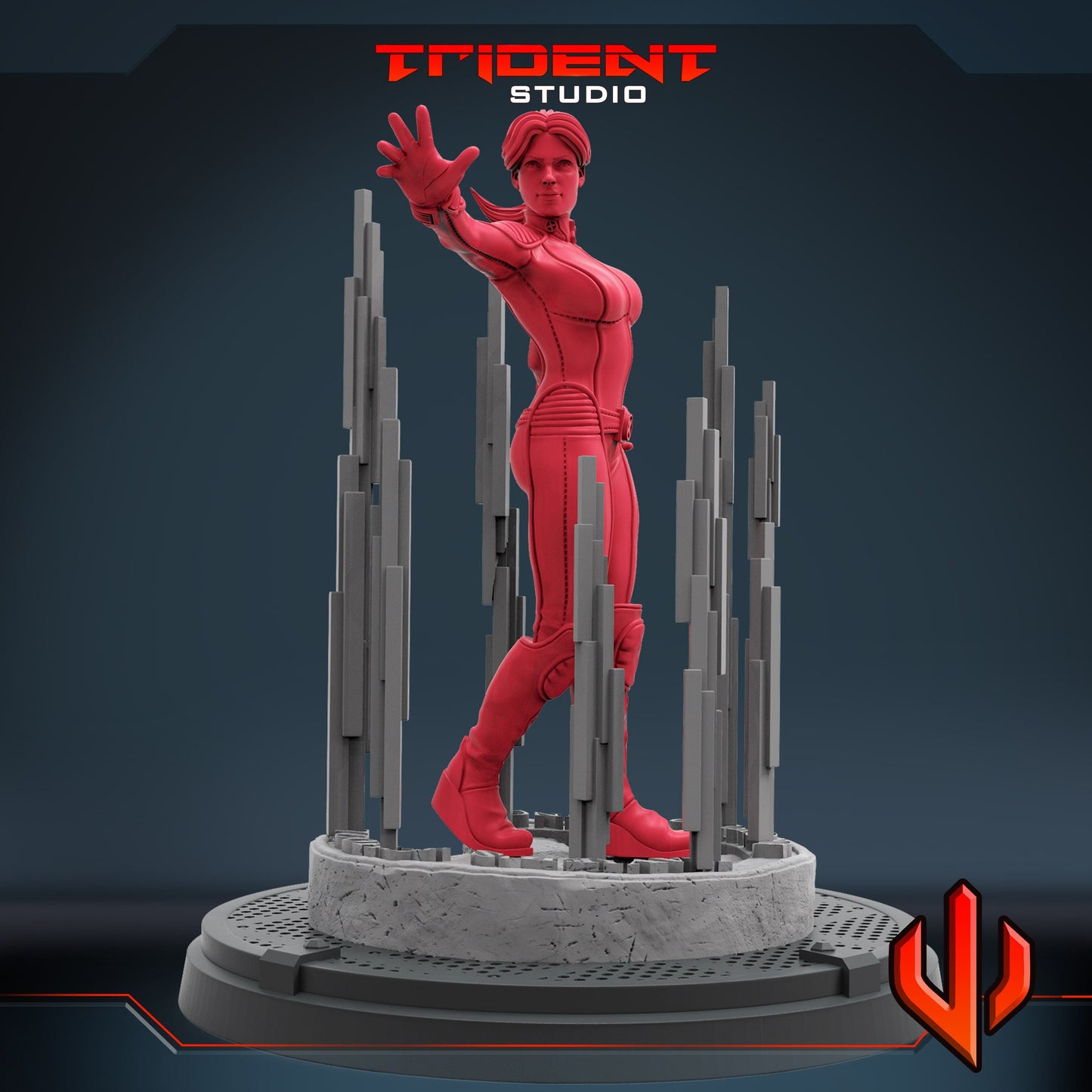 Jean Grey 2000 (Fan art sculpted by Trident Studio) (Crisis Protocol Proxy/Alternative)