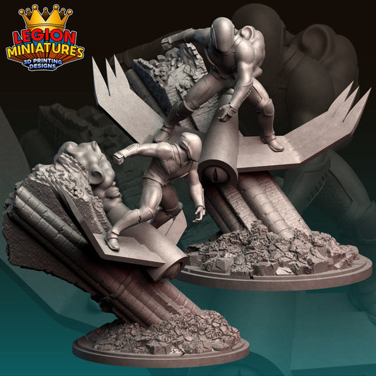 Gold Goblin - Fan-Art 40mm Miniature (Sculpted by Legion Miniatures) (Crisis Protocol Proxy/Alternative)