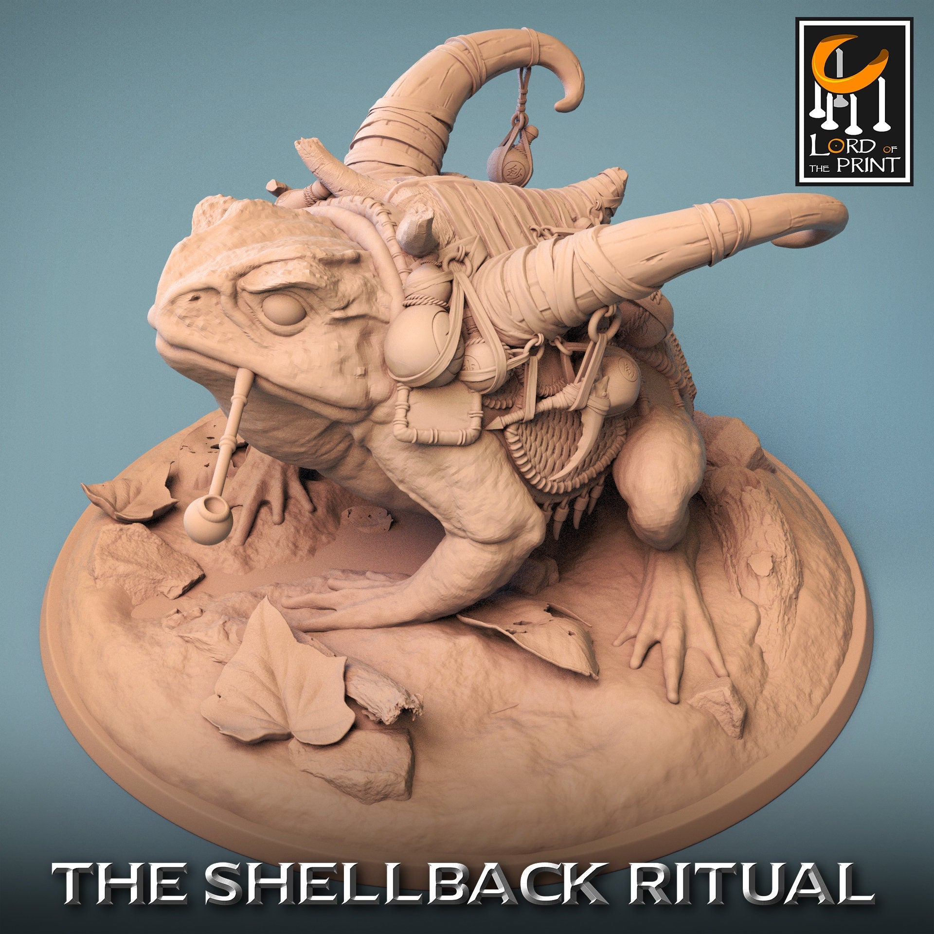 ShellBack Mount (Trumpet) - (Sculpted by Lord of the Print)