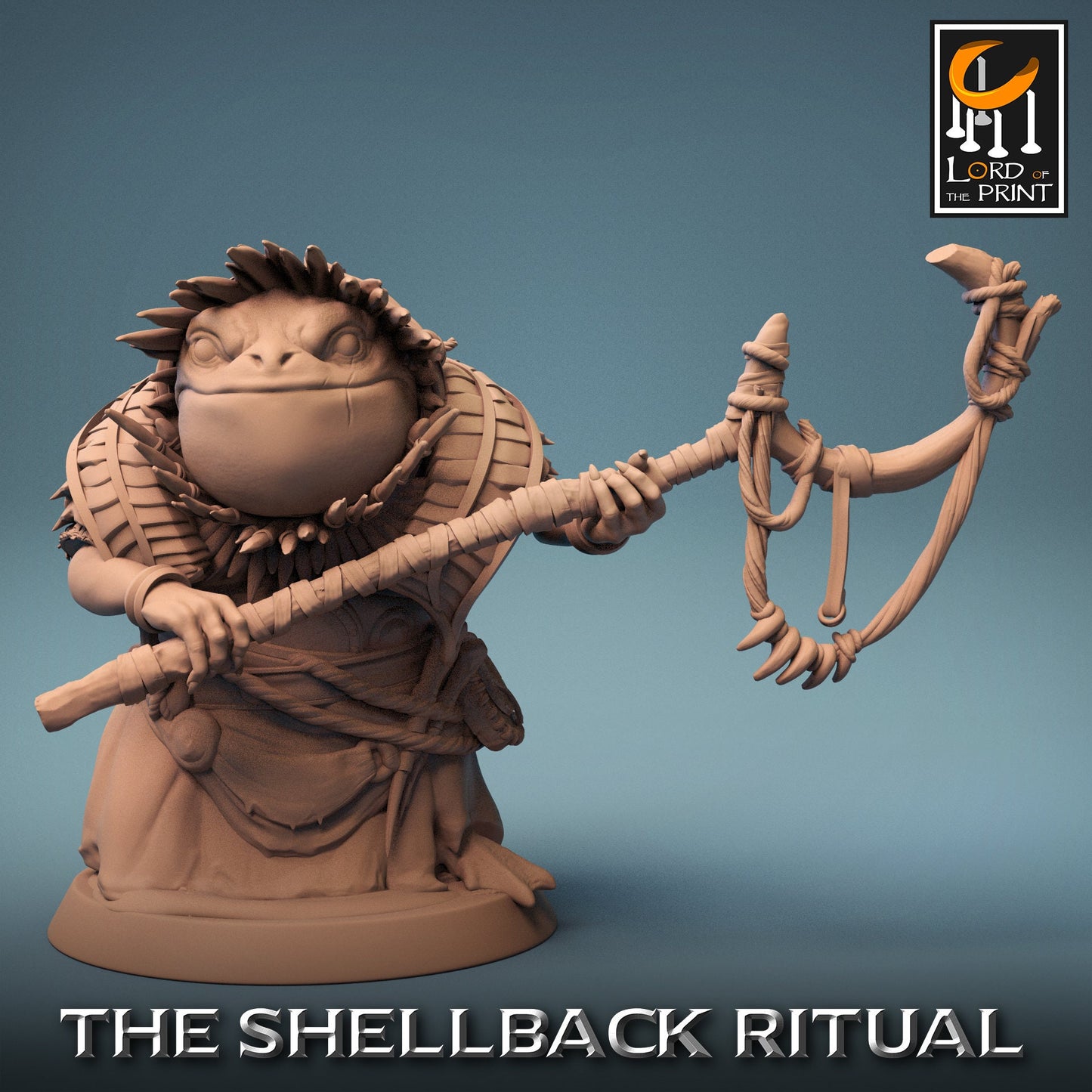 Croaker Guard with Helmet - (Sculpted by Lord of the Print)