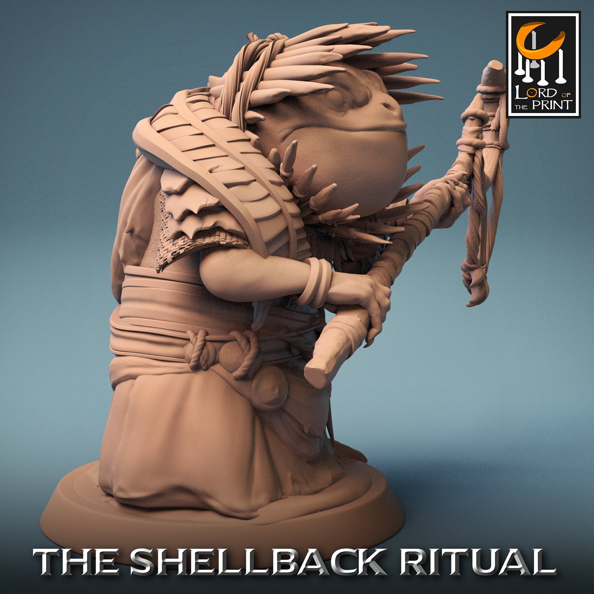 Croaker Guard with Helmet - (Sculpted by Lord of the Print)