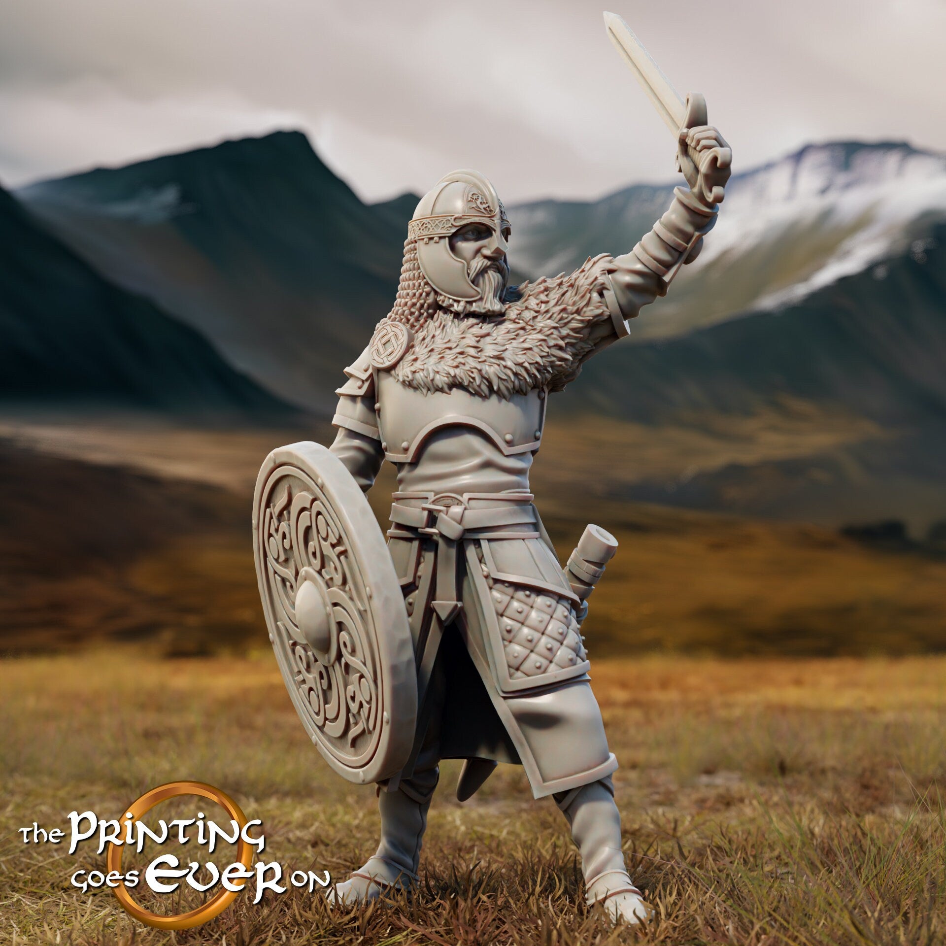 King Teobald (sculpted by Print Goes Ever On)