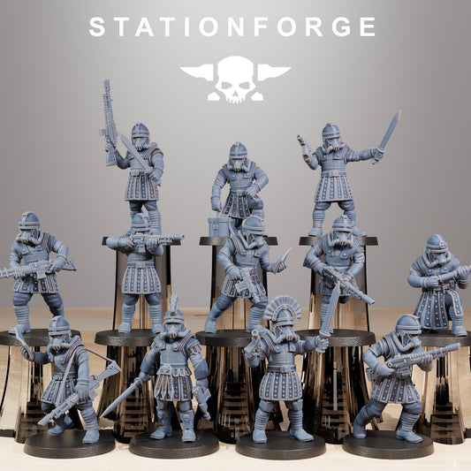 Grim Guard Vexillatio - set of 12 (sculpted by Stationforge)